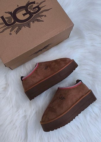 UGG Kahverengi Kürklü Kadın Terlik - Görsel 2