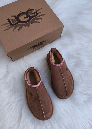 UGG Kahverengi Kadın Süet Wedge Topuk Terlik - Görsel 5