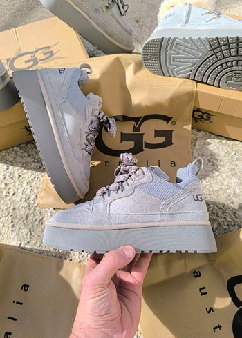 Gri Bağcıklı UGG Platformlu Spor Bot - Görsel 6