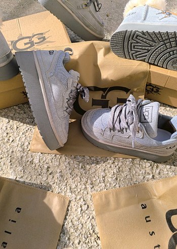 Gri Bağcıklı UGG Platformlu Spor Bot - Görsel 3