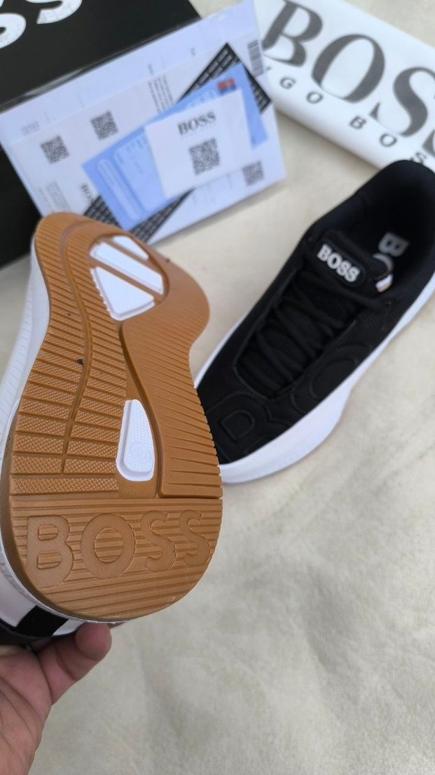 BOSS Renkli Desenli Erkek Sneakers - Görsel 5