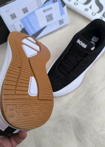BOSS Siyah Beyaz Erkek Sneaker - Görsel 6