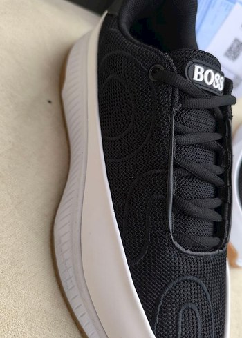 BOSS Siyah Beyaz Erkek Sneaker - Görsel 7