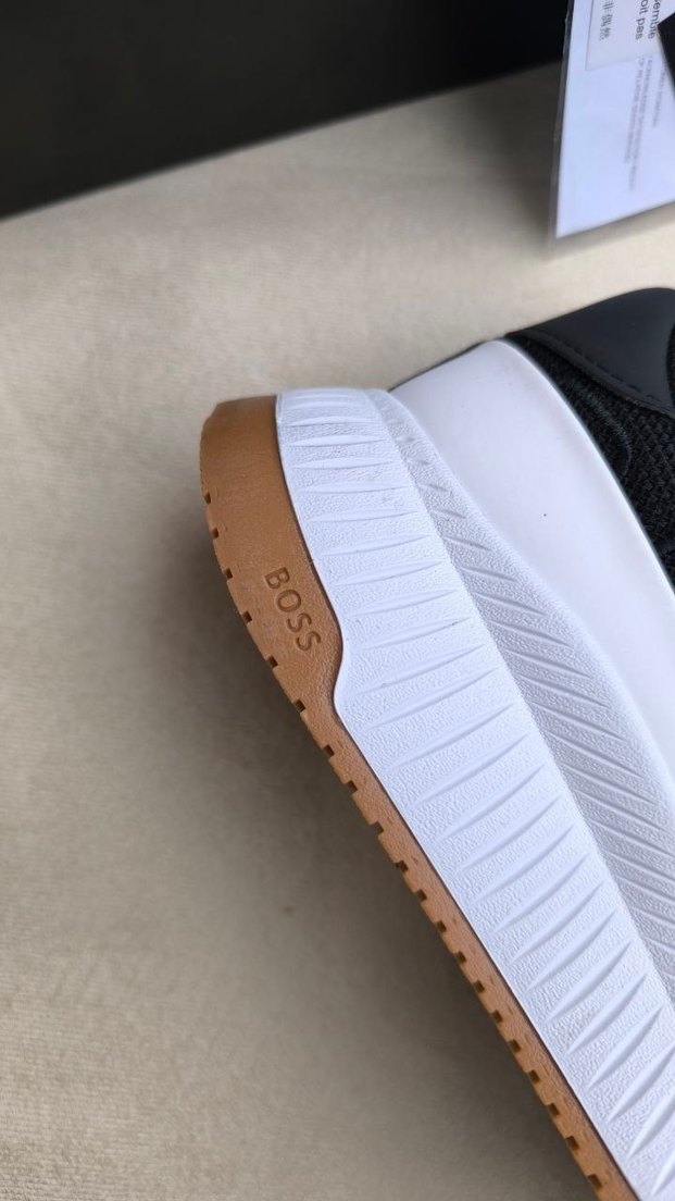 BOSS Siyah Beyaz Erkek Sneaker - Görsel 5