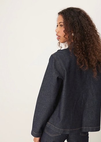 Kadın Denim Fiyonklu Ceket - Görsel 2