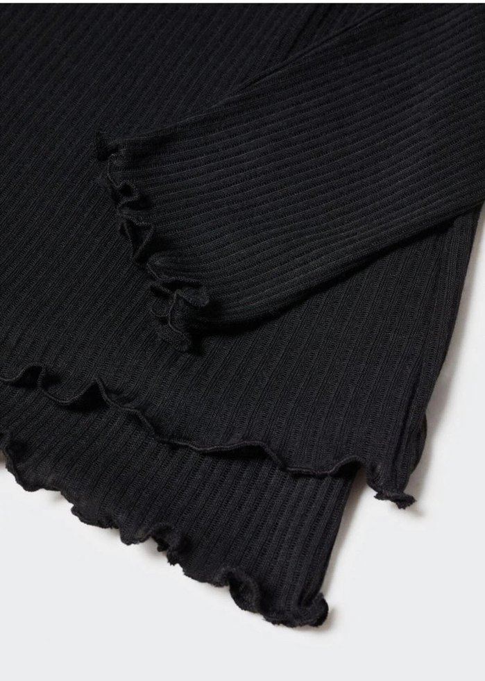 Siyah Mango Kombin Tişört - Görsel 2