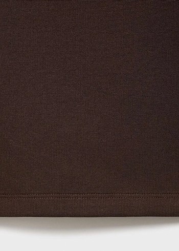 Kahverengi Kadın Midi Kumaş Pantolon - Görsel 6