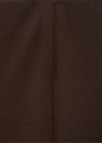 Kahverengi Kadın Midi Kumaş Pantolon - Görsel 7