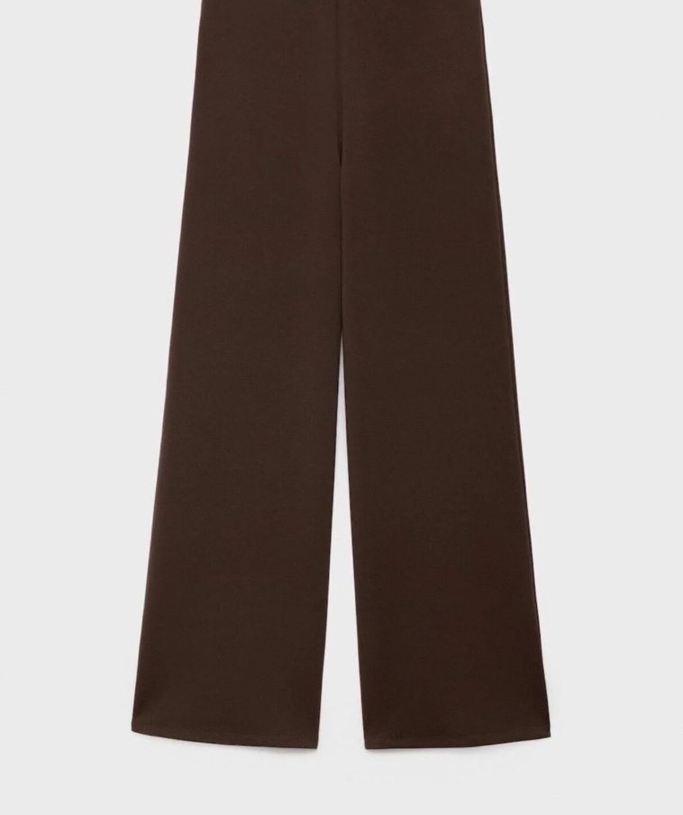 Kahverengi Kadın Midi Kumaş Pantolon - Görsel 5