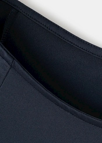 Truvakar Kollu Lacivert Kadın Bluz - Görsel 5