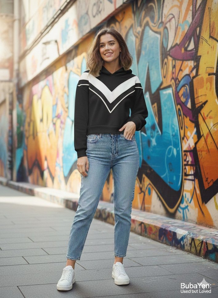 Bayan 3iplik sweatshirt - Görsel 5