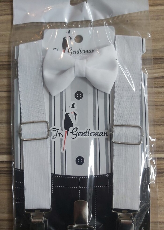 Erkek çocuk aski papyon takımı  - Görsel 5