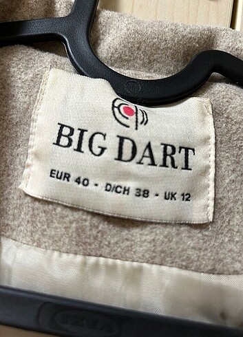 40 Beden camel Renk Big dart kaban