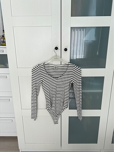 Çizgili Çıtçıtlı Body