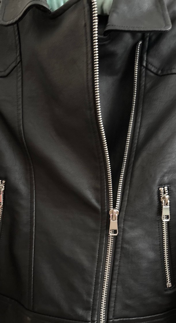 Siyah Deri Kız cocuk - Görsel 2