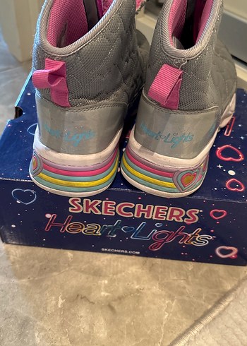 Kız Çocuk Gri Fermuarlı Spor Ayakkabı - Görsel 4