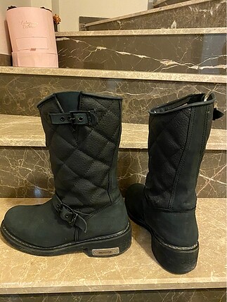 Harley davidson nubuk çizme