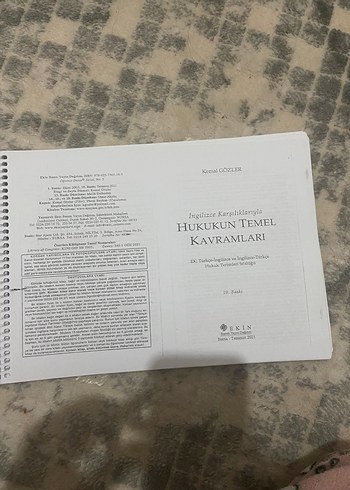 Hukukun Temel Kavramları Kitabı kemal gözler