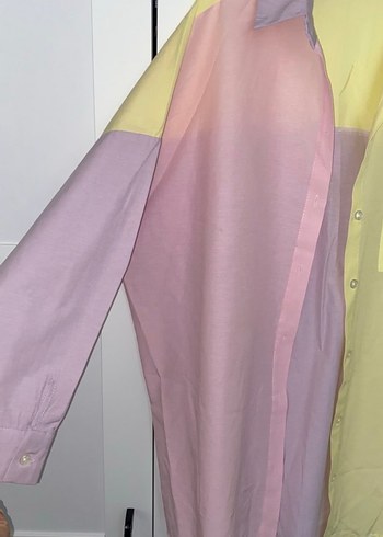 l Beden çeşitli Renk Renkli Pastel Gömlek