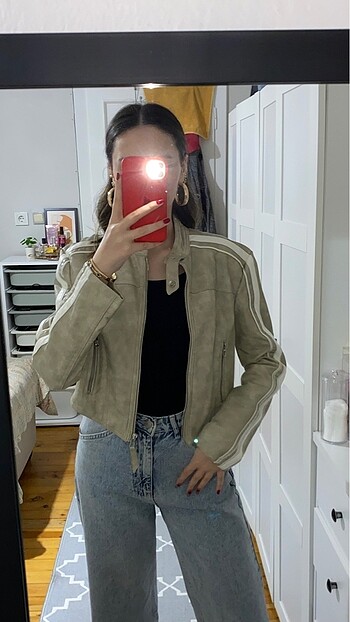 Bershka deri ceket