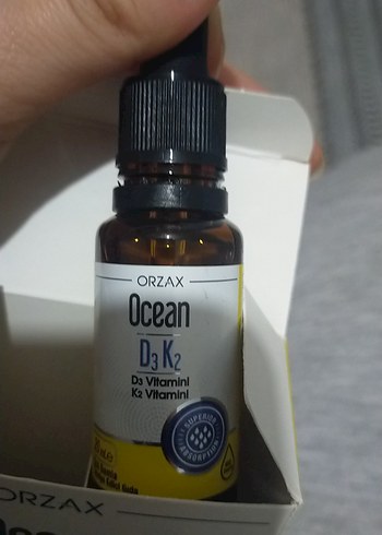 Orzax Ocean D3 K2 Vitamin D3 ve K2 Damlası 20ml