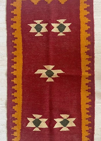 El dokuma İran kilimi
