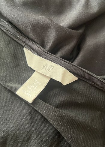 H&M siyah uzun elbise - Görsel 4