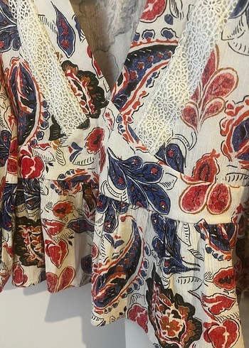 Dantel Detaylı bluz - Görsel 5