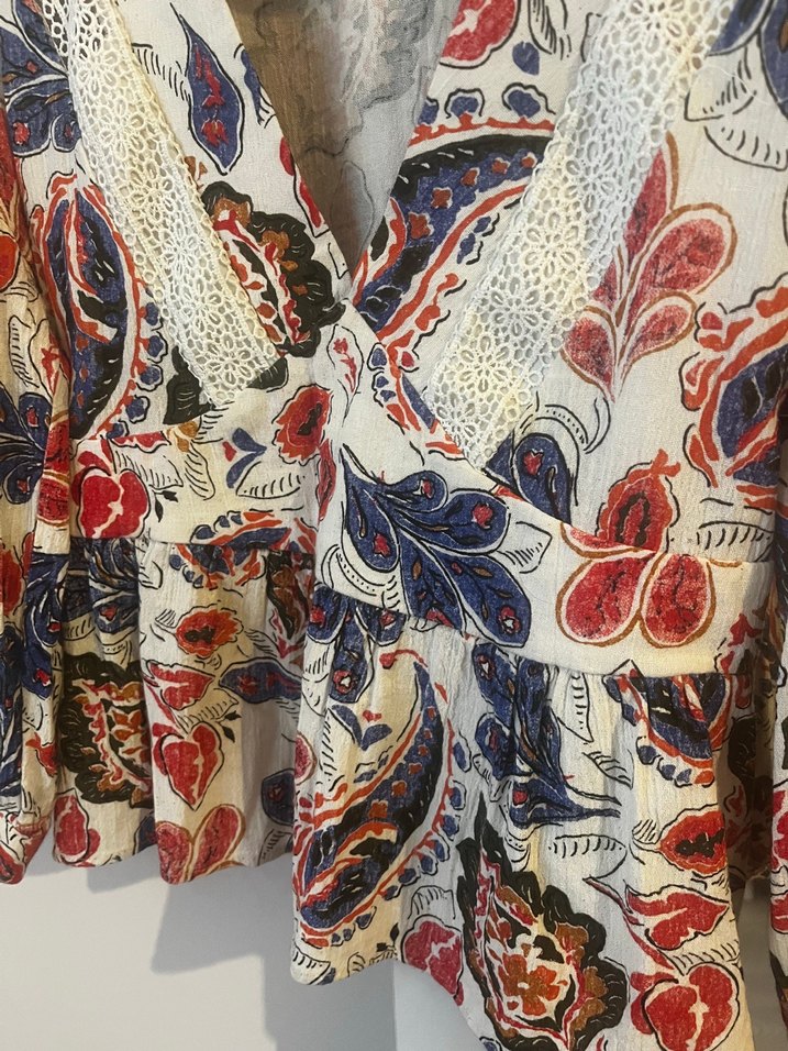 Dantel Detaylı bluz - Görsel 5