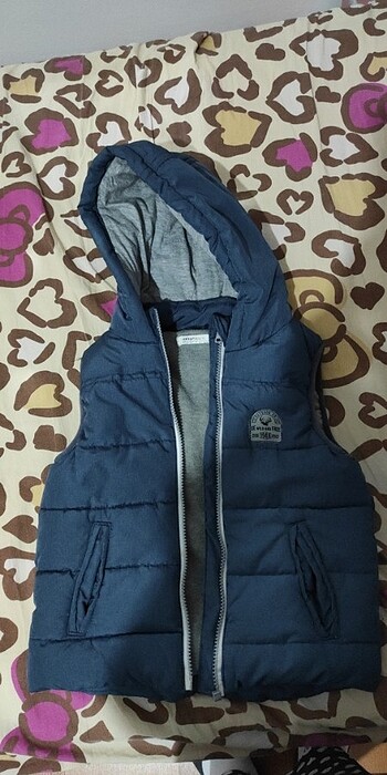 Mavi LCW 3-4 yaş sıfır kol mont