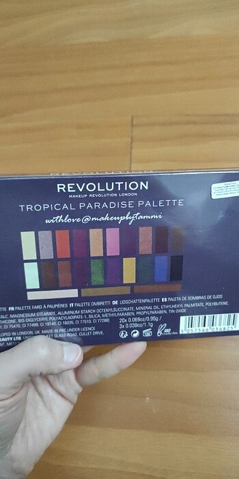 Beden Tammix revolution far paleti