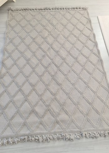 Bohem Gri Dokulu Kilim halı - Görsel 2