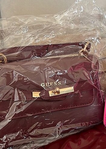 Bordo Guess Kadın Çanta