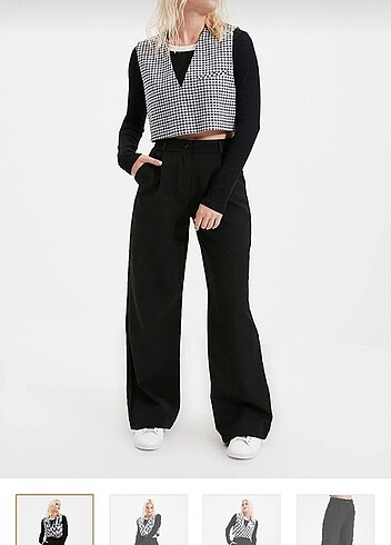 trendyolmilla siyah pantolon