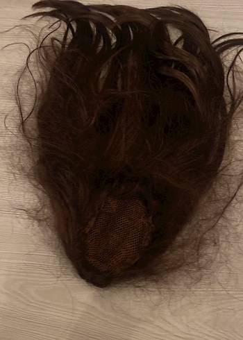 Kahverengi Kürklü Kadın Saç Aksesuarı - Görsel 3