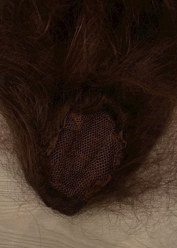 Kahverengi Kürklü Kadın Saç Aksesuarı - Görsel 4