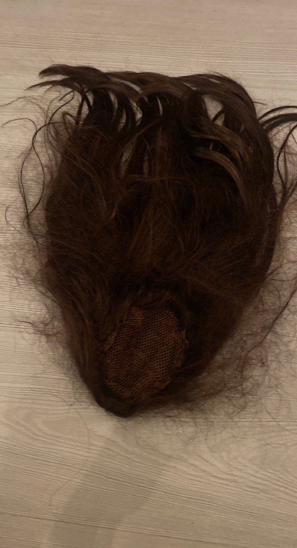 Kahverengi Kürklü Kadın Saç Aksesuarı - Görsel 3