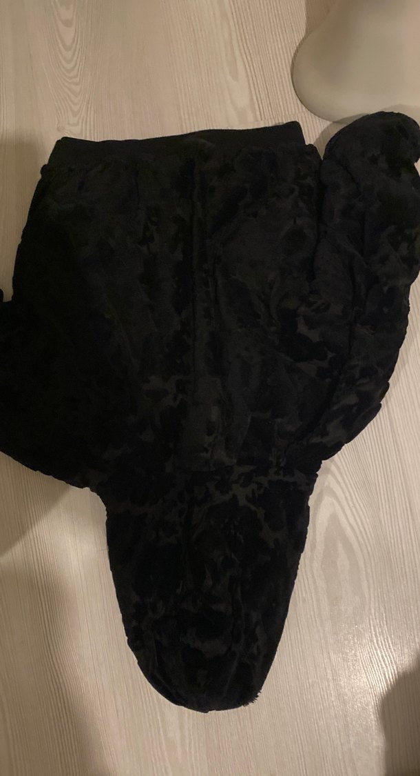 İçi polar dışı kadife kısa mont - Görsel 4