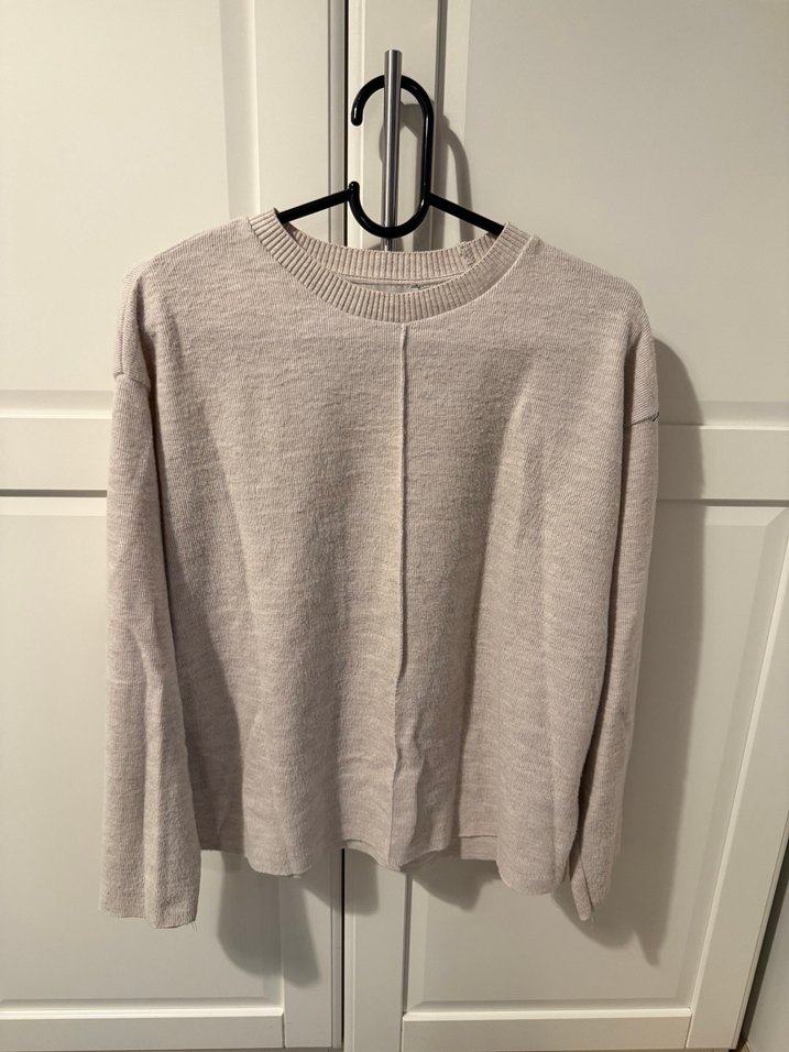 Bej Örgü Kadın Triko Takım - Görsel 3