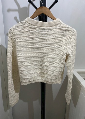 Bershka gold düğmeli hırka - Görsel 3