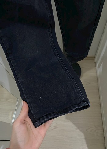 Siyah  Kadın Kot Pantolon - Görsel 9