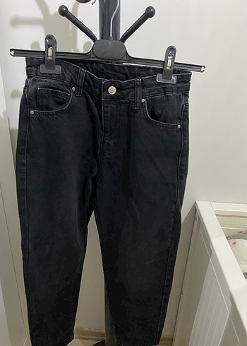 Siyah  Kadın Kot Pantolon - Görsel 5