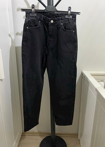 Siyah  Kadın Kot Pantolon - Görsel 4