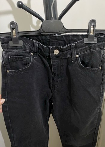 Siyah  Kadın Kot Pantolon - Görsel 7