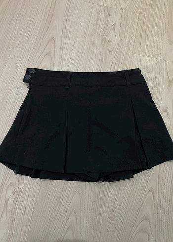 Siyah Pilili Mini Etek - Görsel 6