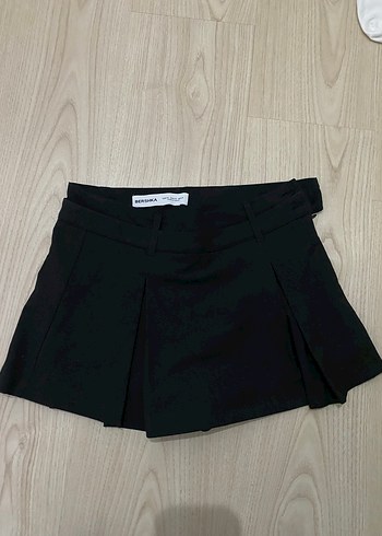 Siyah Pilili Mini Etek - Görsel 2