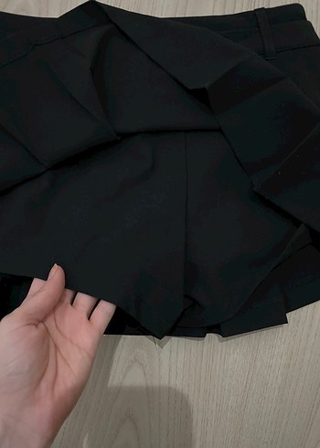 Siyah Pilili Mini Etek - Görsel 7