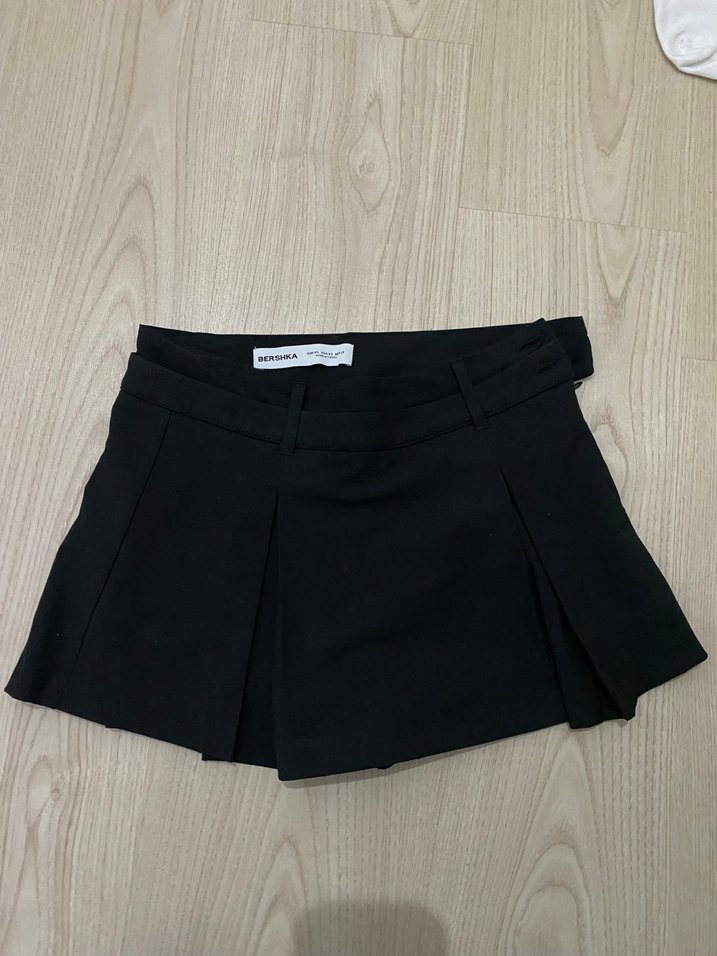 Siyah Pilili Mini Etek - Görsel 2