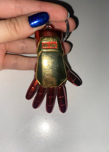 Renkli Zincir Detaylı Iron Man Anahtarlık - Görsel 5