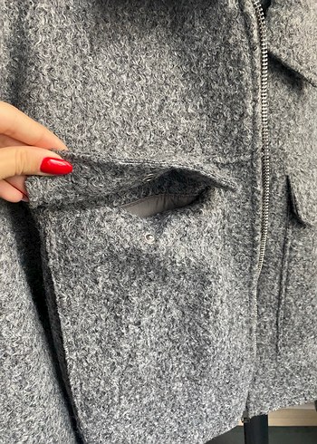 Zara Zara Kaşe kısa kaban